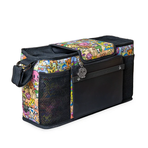 WonderFold Parent Console with 2 Insulated Cup Holders- Bambi Baby