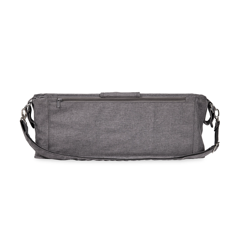 Wonderfold Parent Console with 4 Insulated Cup Holders - Gray- Bambi Baby