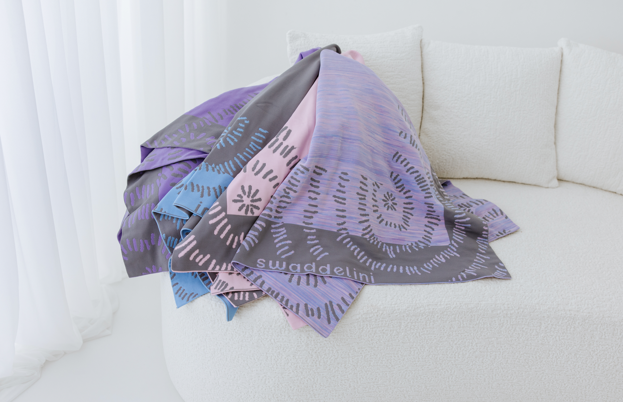 Cotton Candy Swaddelini Blanket- Bambi Baby