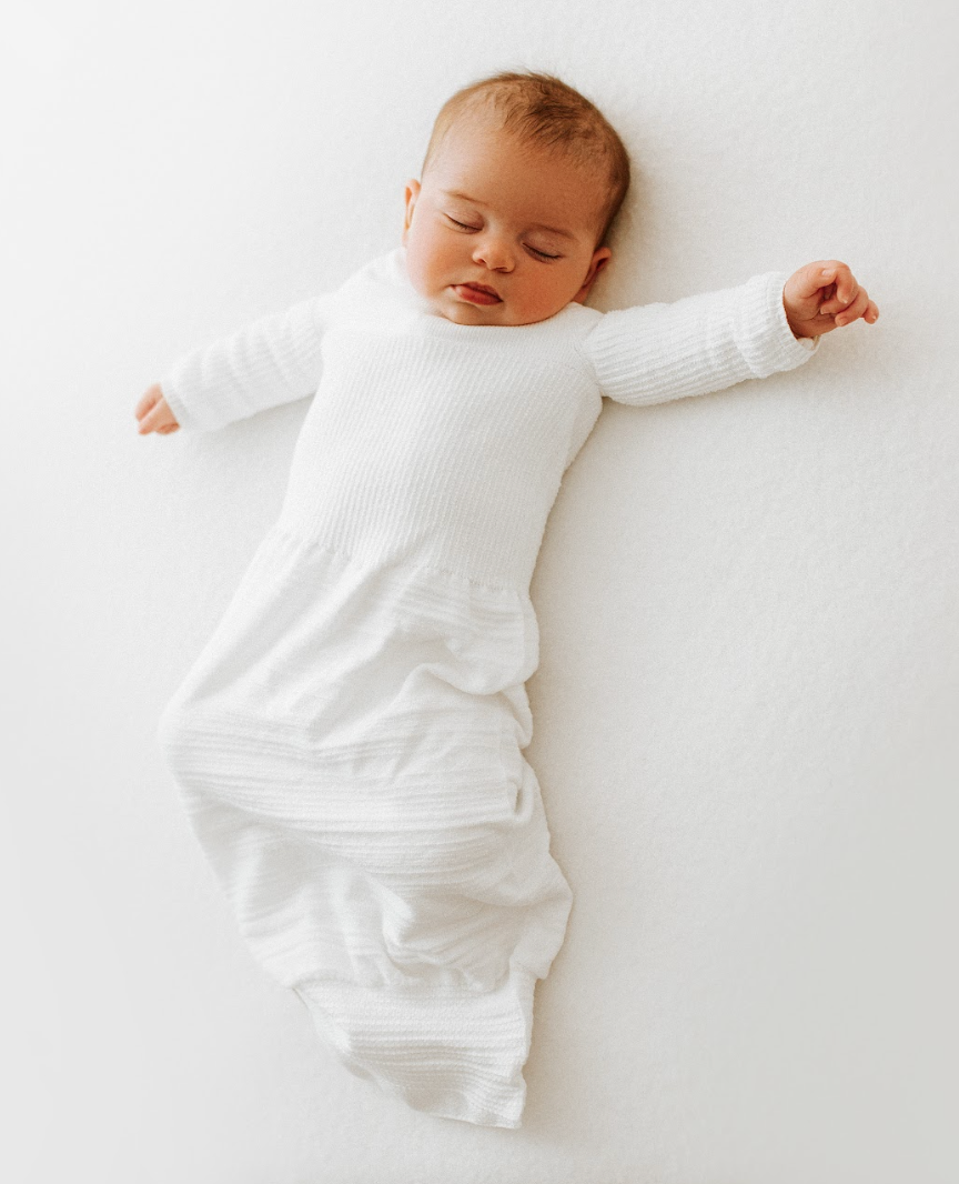 Swaddelini Bamboo Blend Cloud Arms Out™ Long Sleeve Sleep Sack- Bambi Baby