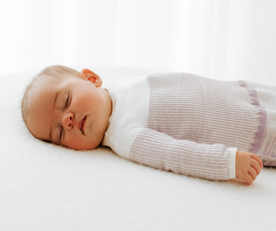 Swaddelini Lavender Arms Out™ Long Sleeve Sleep Sack- Bambi Baby