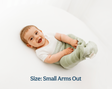 Swaddelini Bamboo Blend Mint Arms Out™ Short Sleeve Sleep Sack - Bambi Baby