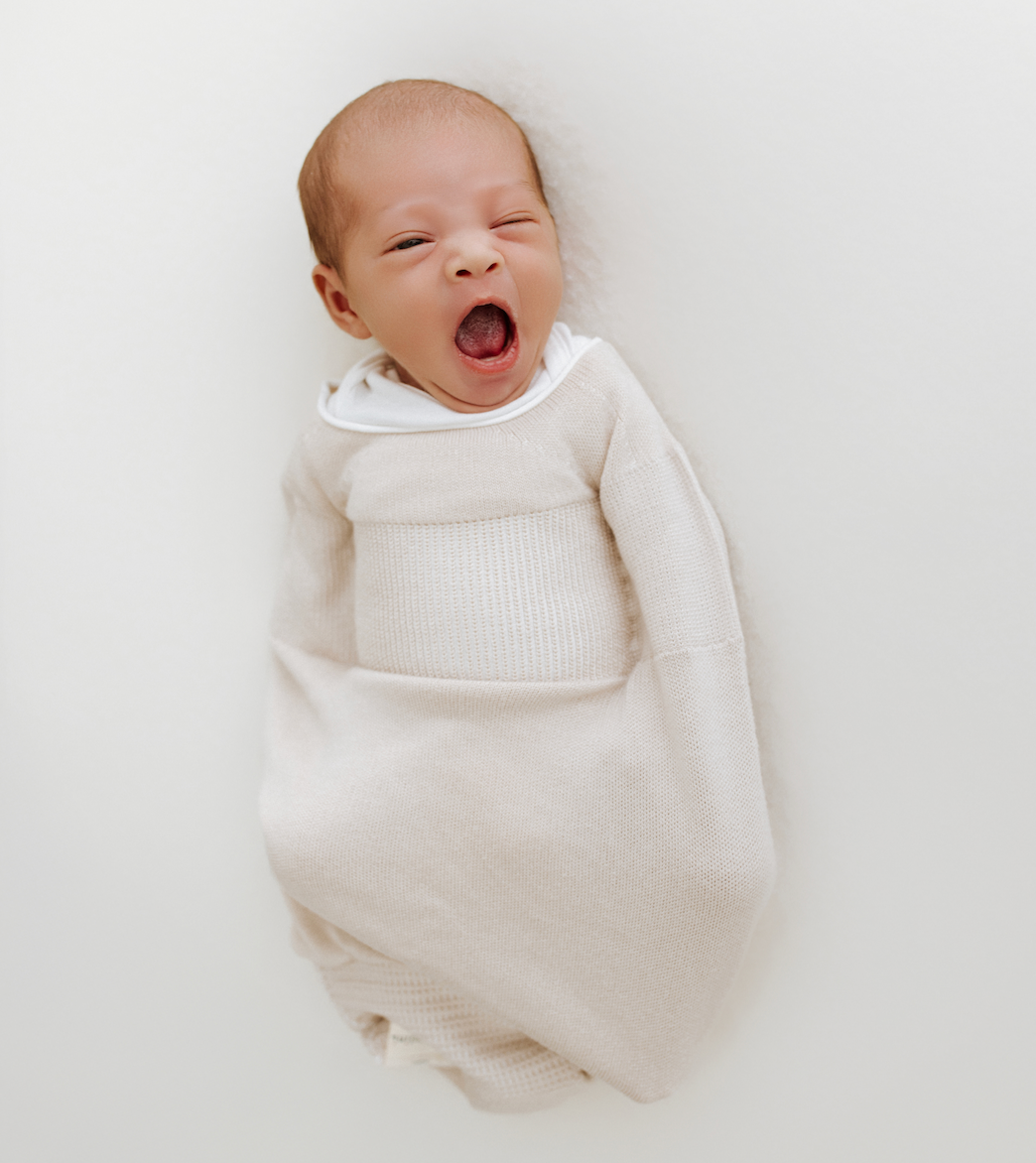 Swaddelini Bamboo Pure Beige Swaddle Sleep Sack- Bambi Baby