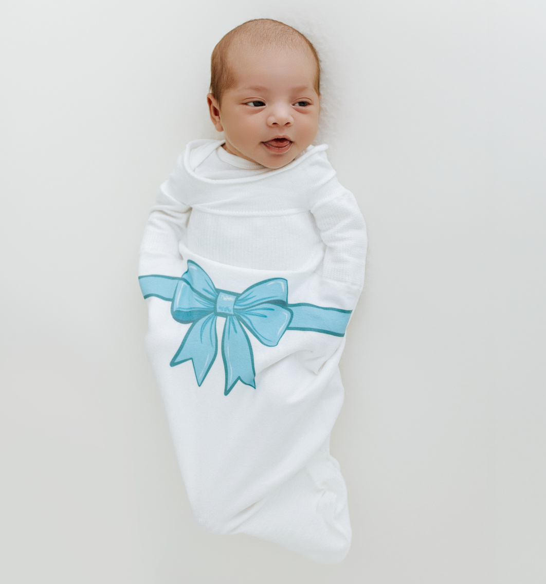 Swaddelini The Gift Swaddle Sleep Sack (Blue)- Bambi Baby