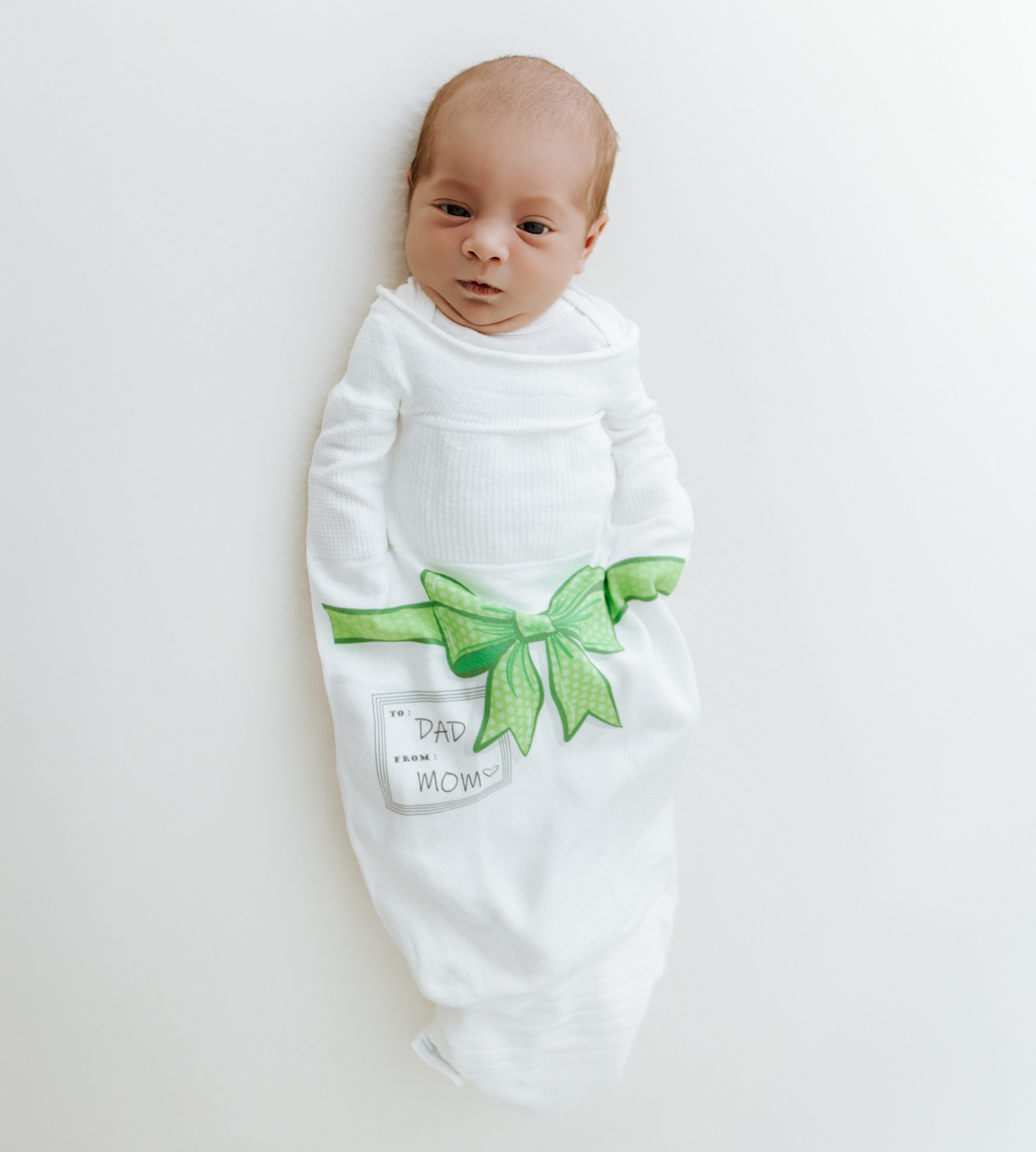 Swaddelini The Gift Swaddle Sleep Sack - Green- Bambi Baby