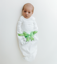 Swaddelini The Gift Swaddle Sleep Sack - Green - Bambi Baby