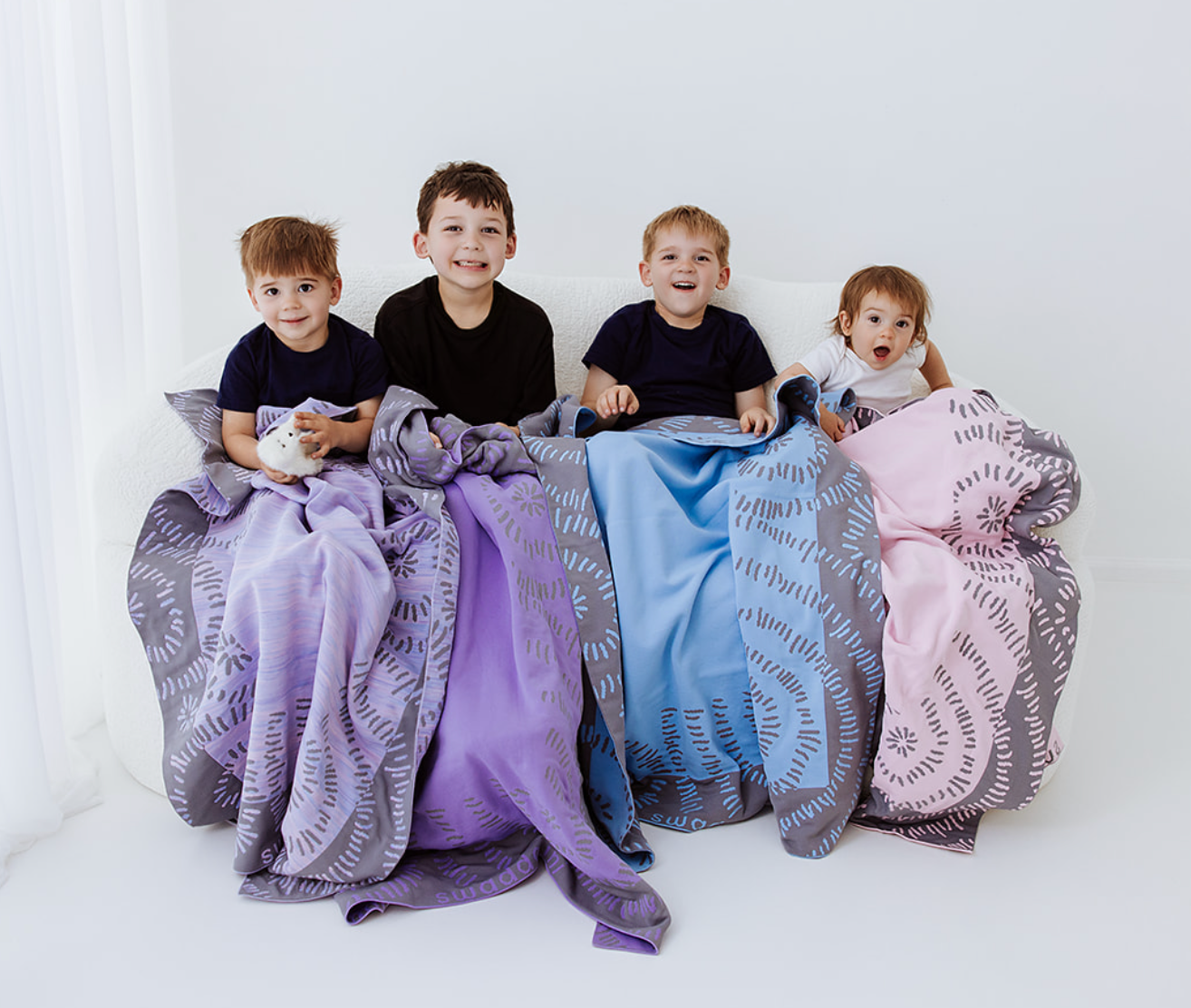 Lavender Swaddelini Blanket- Bambi Baby