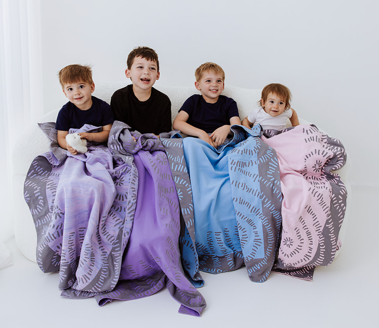 Lavender Swaddelini Blanket- Bambi Baby