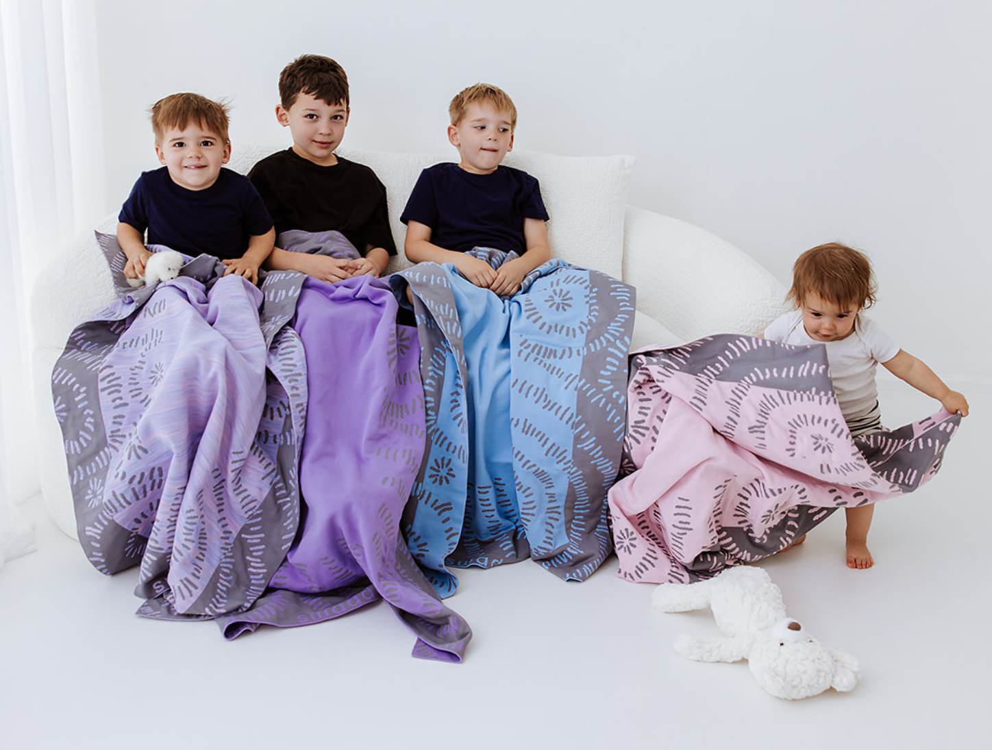 Lavender Swaddelini Blanket- Bambi Baby