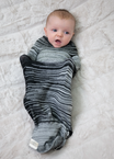 Swaddelini Black Swaddle Sleep Sack