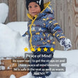 Onekid Car Seat Coat | The Road Coat Down - Construction Print - Bambi Baby