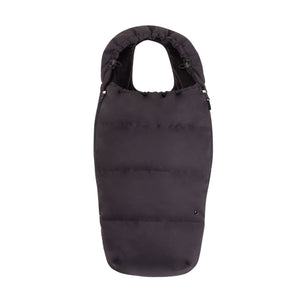 Charcoal Space Silver Cross Dune Reef Footmuff - Front View | Bambi Baby