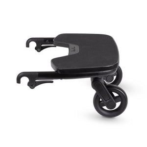 Black Silver Cross Dune Reef Ride-on-Board - Side Angle with Wheels | Bambi Baby