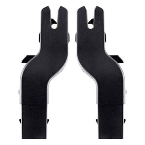 Black Silver Cross Wave Coast Lower Car Seat Adapters - Side Profile | Bambi Baby