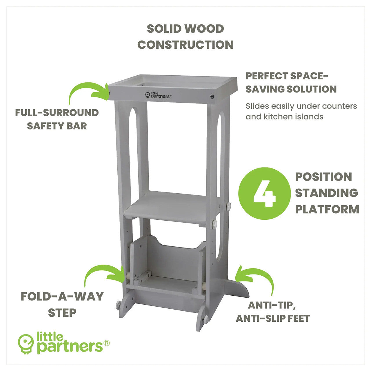 Little Partners Explore 'N Store Learning Tower® Toddler Tower- Bambi Baby