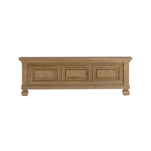 Nutmeg Wood appleseed Solvang Low Profile Footboard - Front View | Bambi Baby