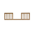Nutmeg Wood appleseed Solvang Toddler Rail - Front View | Bambi Baby