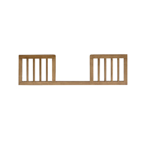 Nutmeg Wood appleseed Solvang Toddler Rail - Front View | Bambi Baby