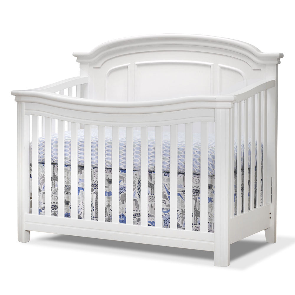 Sorelle Finley Elite 2 Piece Nursery Set in White - Crib and 6 Drawer Dresser- Bambi Baby