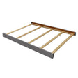 Sorelle Princeton Elite Panel Crib & Changer Full Size Rails in Weathered Grey - Bambi Baby