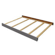 Sorelle Princeton Elite Panel Crib & Changer Full Size Rails in Weathered Grey - Bambi Baby