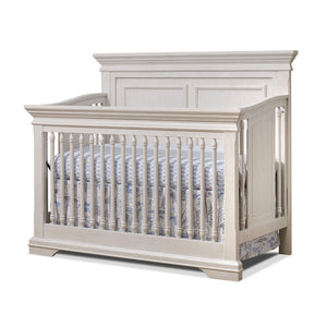 Brushed Ivory Sorelle Portofino 4-in-1 Convertible Crib - Front View | Bambi Baby