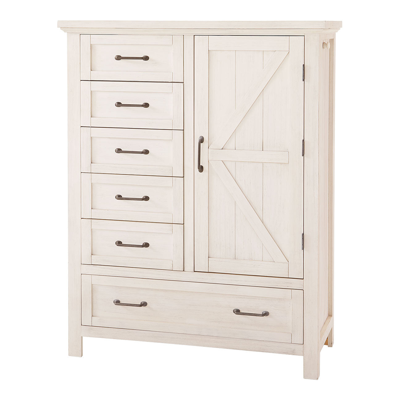Stella Baby Westin Chifforobe in Brushed White- Bambi Baby