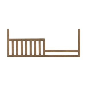 Harvest Brown Wood Stella Baby Westin Convertible Toddler Rail - Front View | Bambi Baby