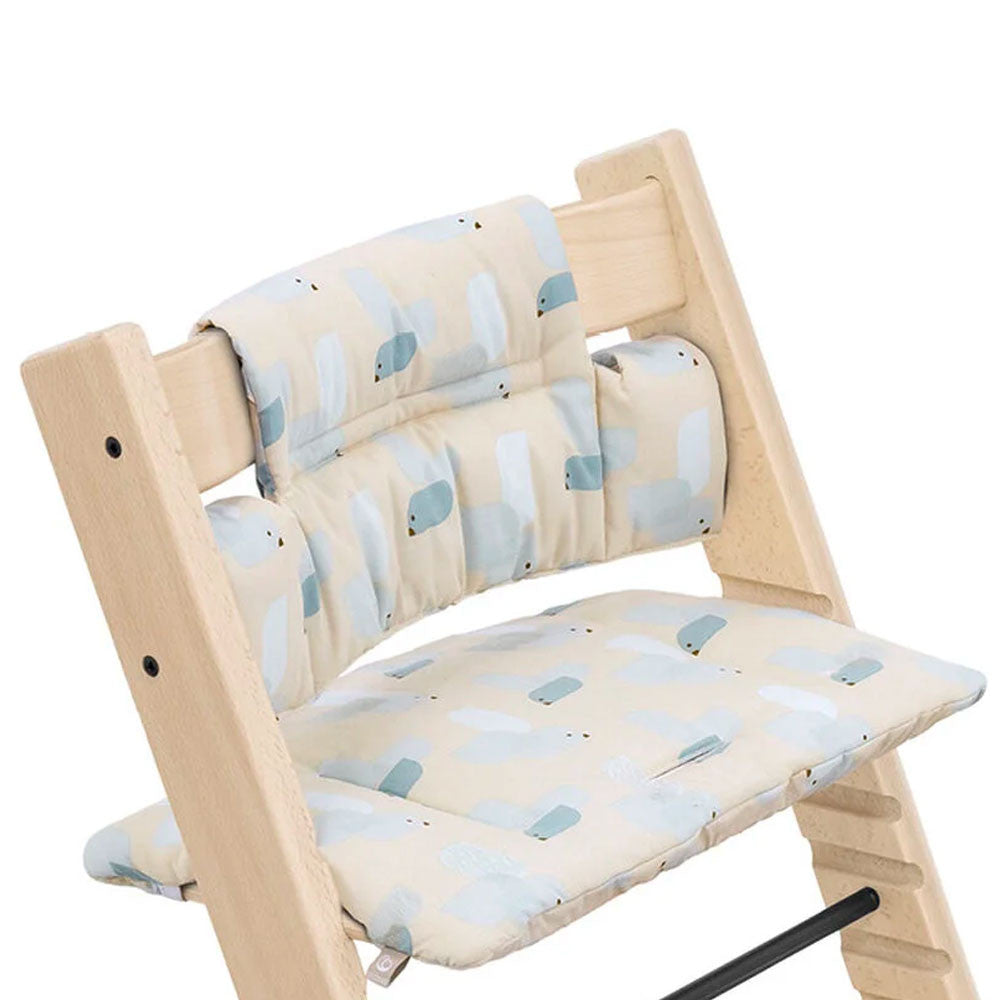 Stokke Tripp Trapp Classic Cushion in Birds Blue OCS- Bambi Baby
