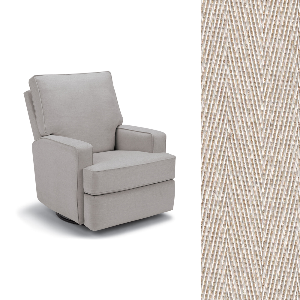 Storytime by Best Chairs Kersey Swivel Recliner- Bambi Baby