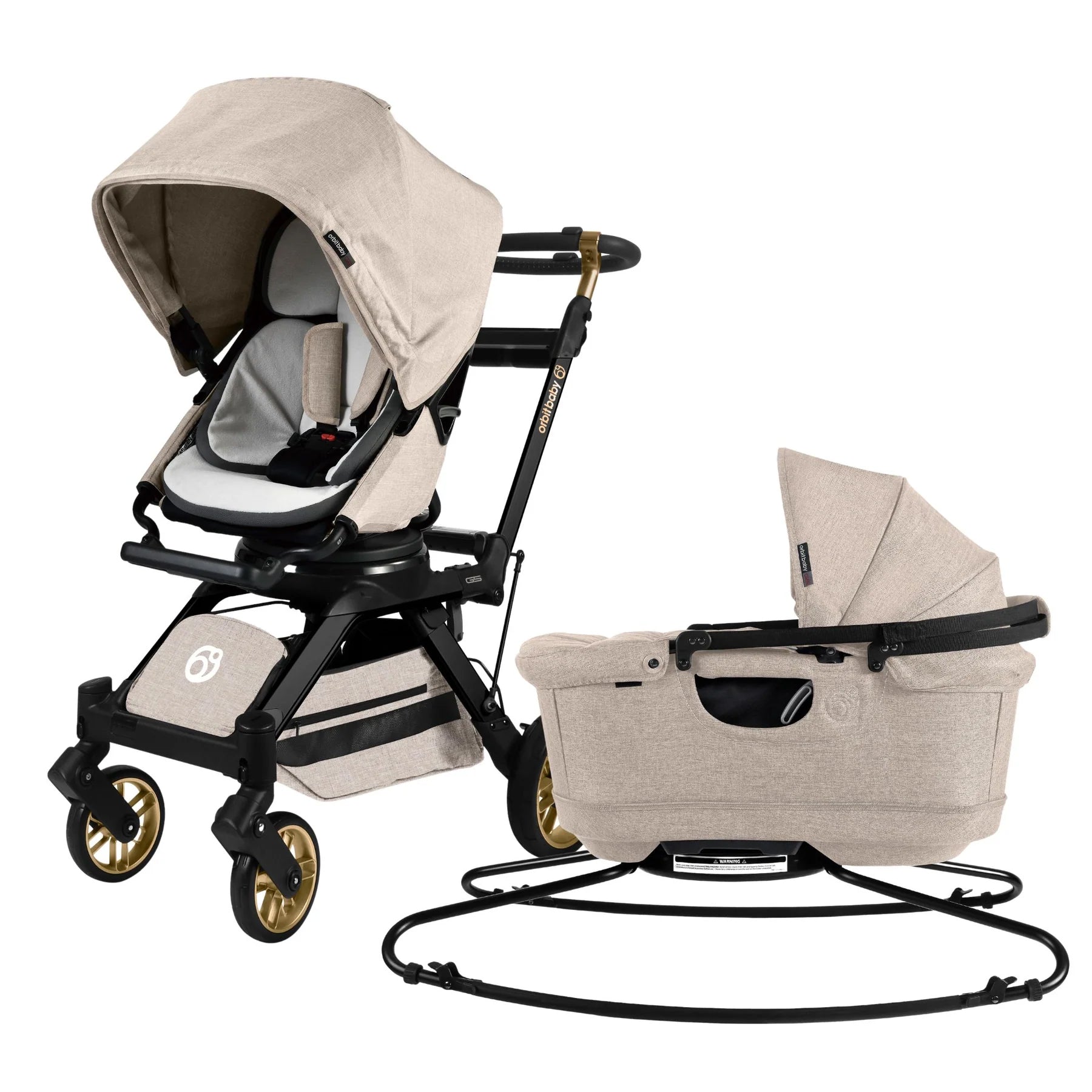 Orbit Baby Stroll & Lounge Travel System- Bambi Baby