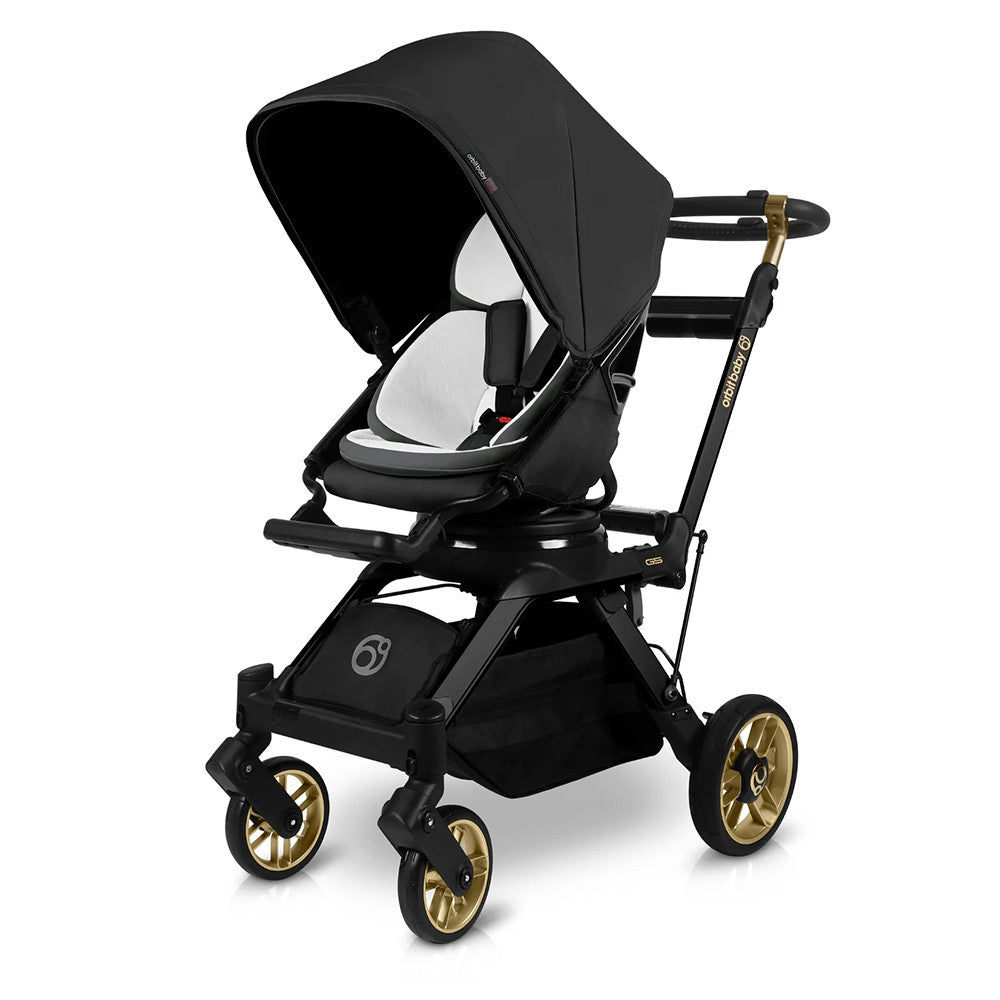 Orbit Baby Stroll Sleep Ride Travel System in Black Luxe Black