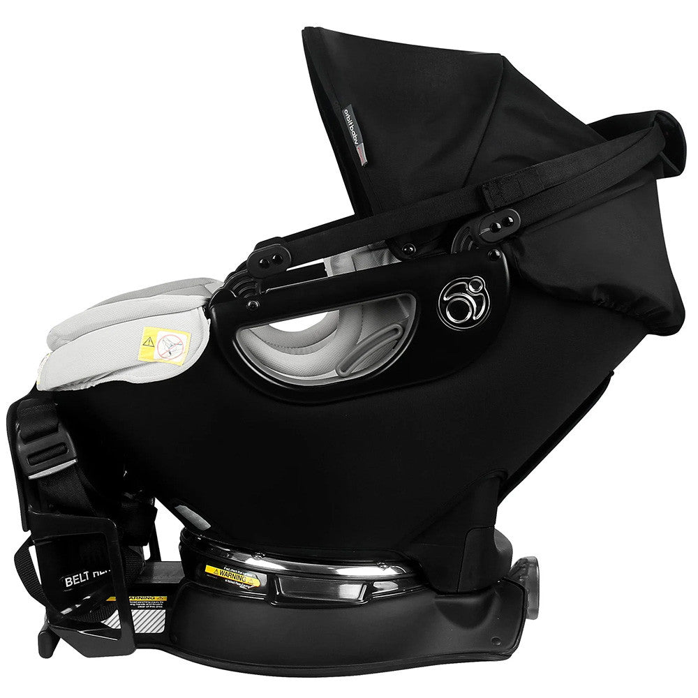 Orbit Baby Stroll Sleep Ride Travel System in Black Luxe Black