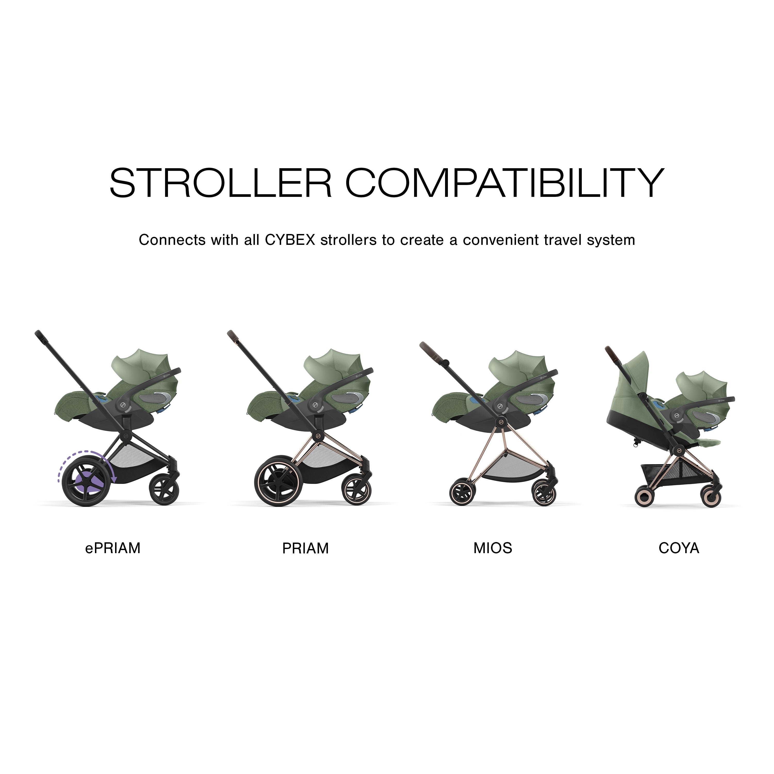 CYBEX Cloud T Comfort Extend Infant Car Seat with SensorSafe- Bambi Baby