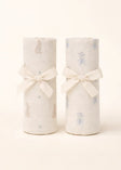 Oilo 2-Pack Swaddle - Bunnies & Lily of the Valley - Bambi Baby
