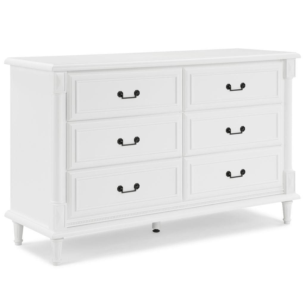 Simmons Kids Juliette 6 Drawer Dresser with Changing Toppper- Bambi Baby