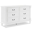 Simmons Kids Juliette 6 Drawer Dresser with Changing Toppper - Bambi Baby