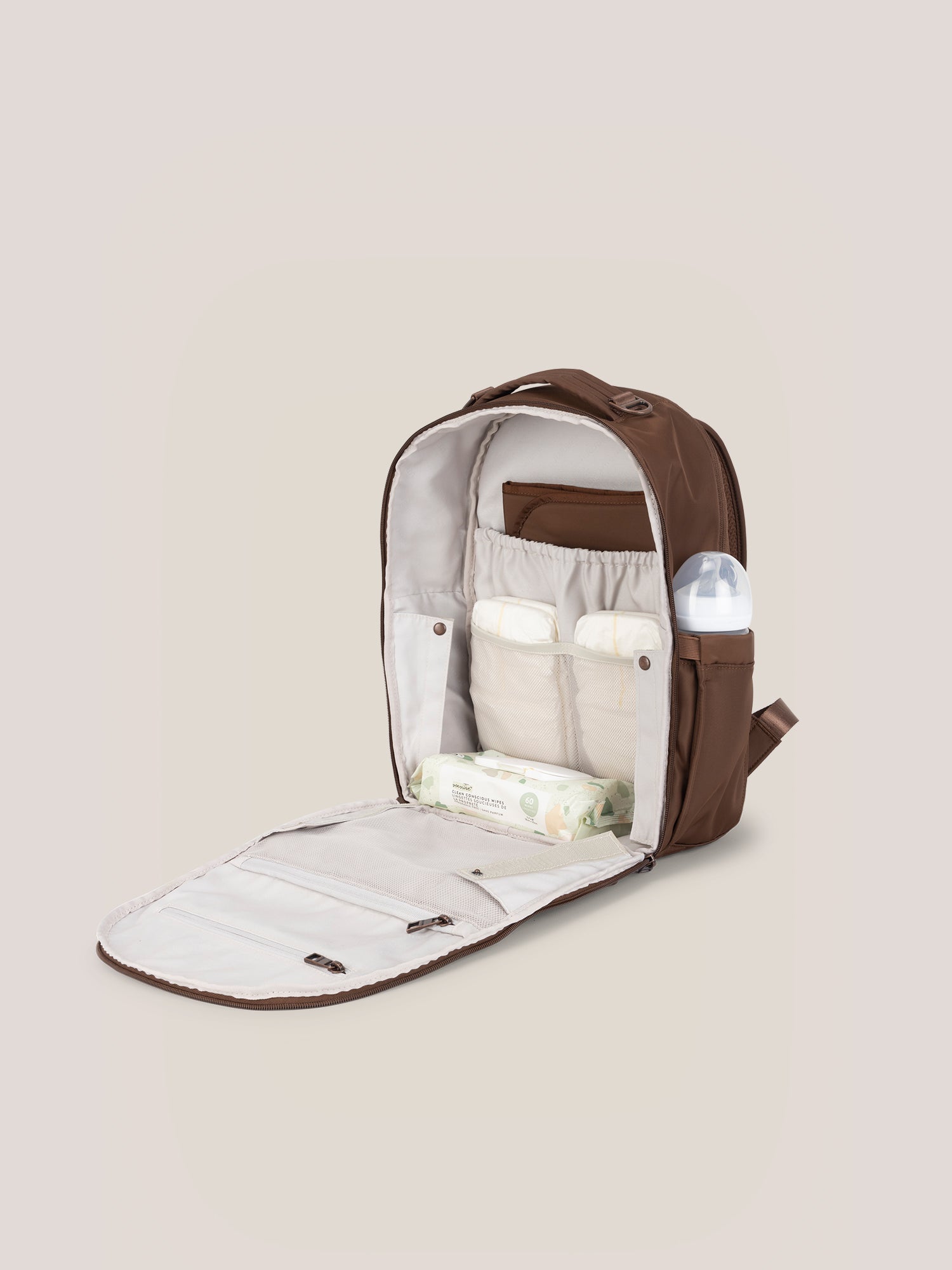JuJuBe Classic Diaper Backpack - Espresso- Bambi Baby