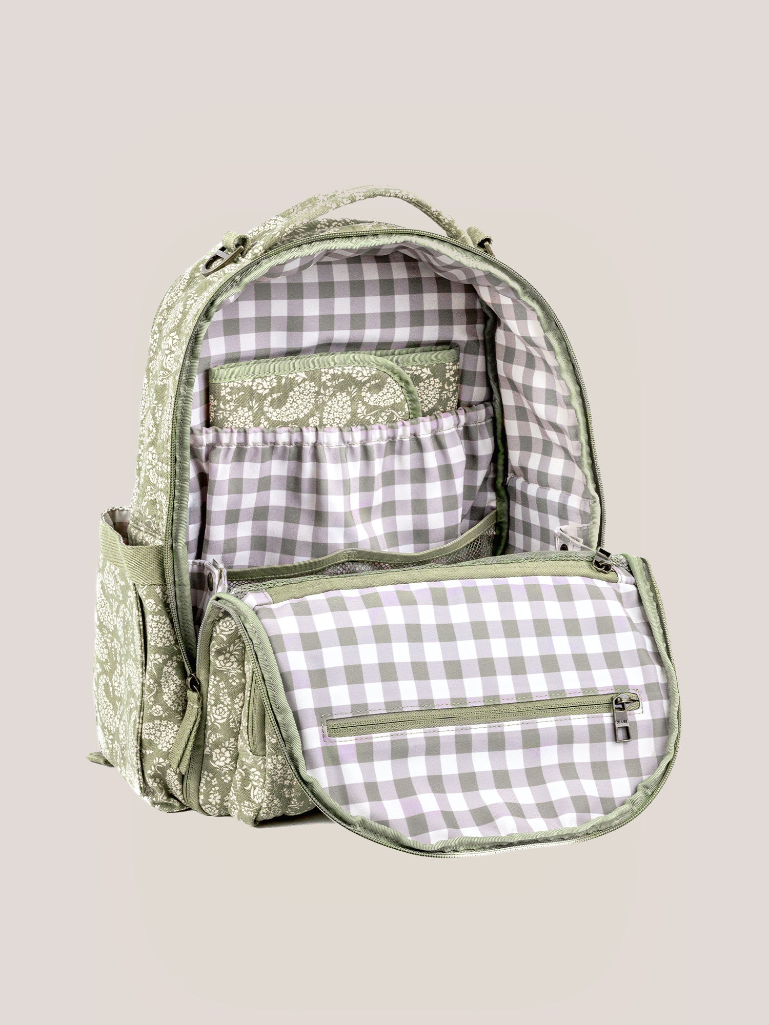 JuJuBe Sazan + JuJuBe Classic Diaper Backpack - Paisley Floral- Bambi Baby