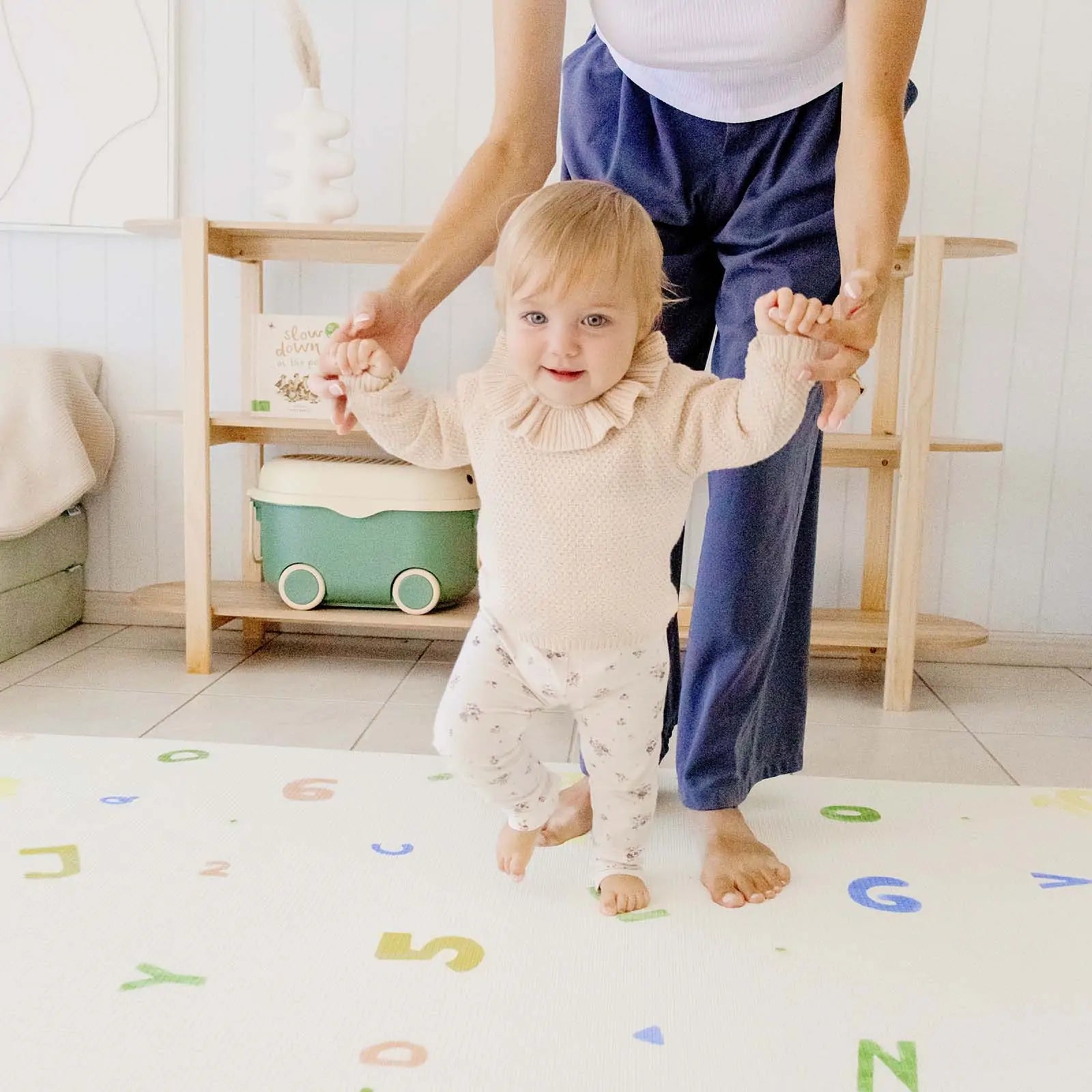 Tiny Land® Double-Sided Baby Playmat Alphabet Adventure- Bambi Baby