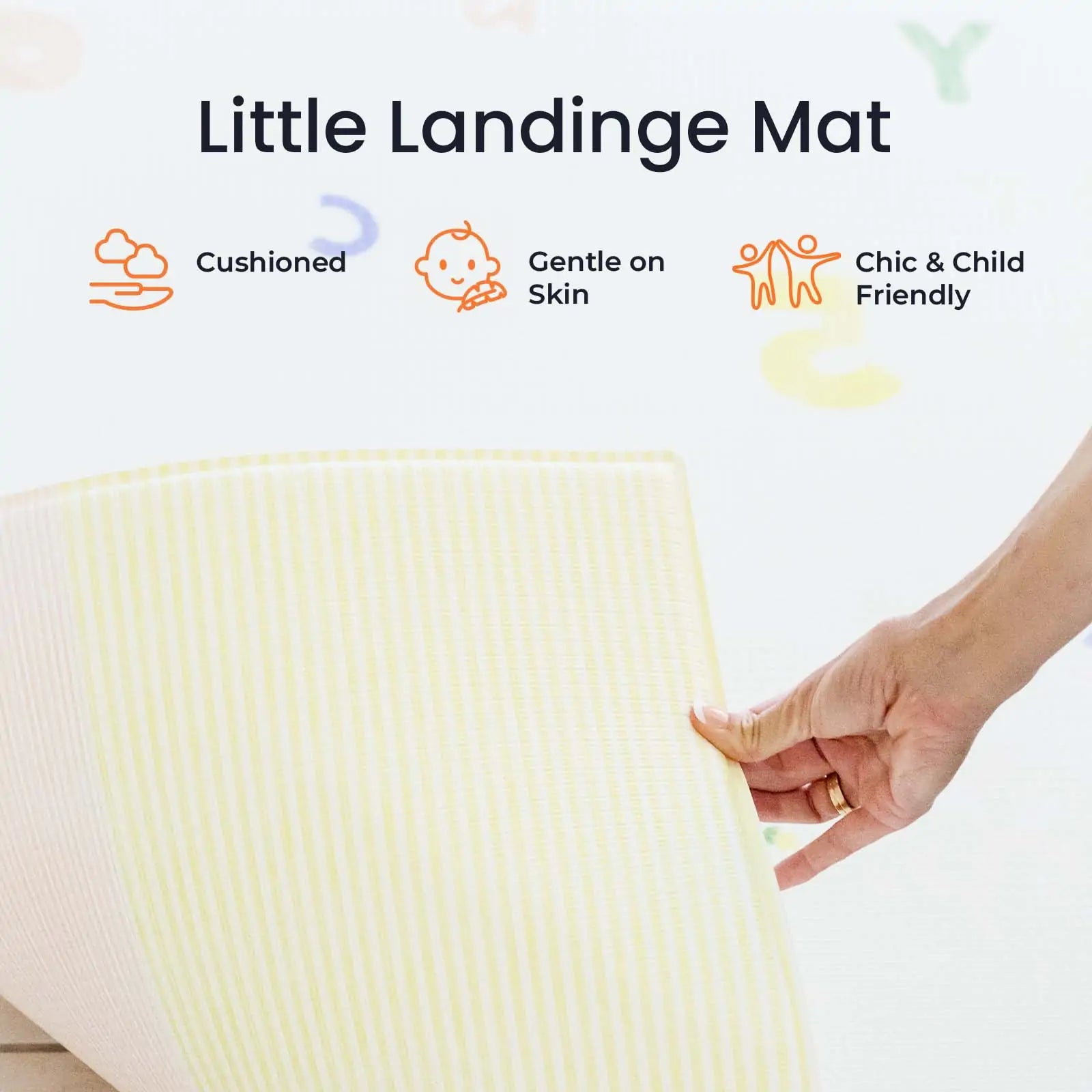 Tiny Land® Double-Sided Baby Playmat Alphabet Adventure- Bambi Baby