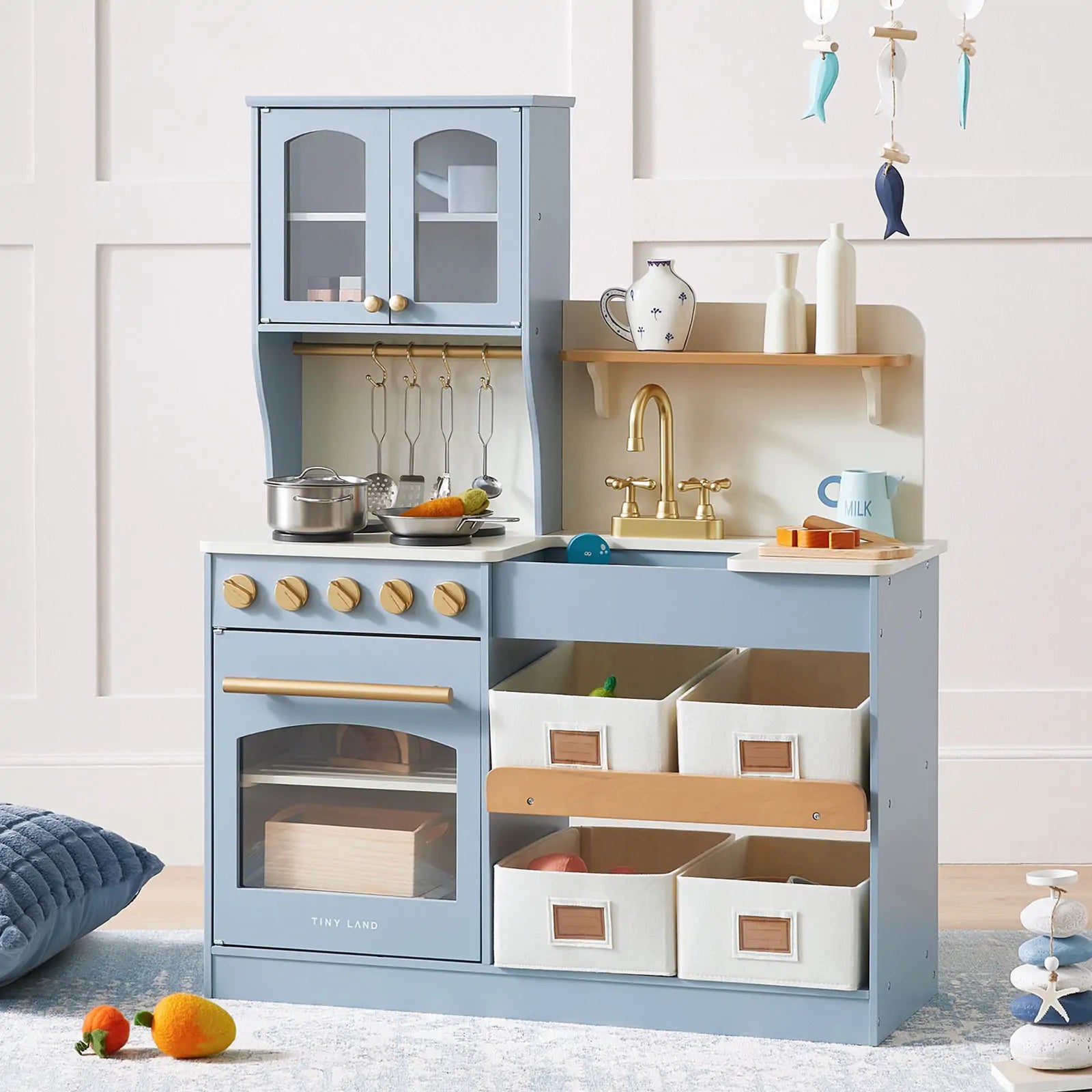 Tiny Land® Pretend Play Kitchen for Kids- Bambi Baby