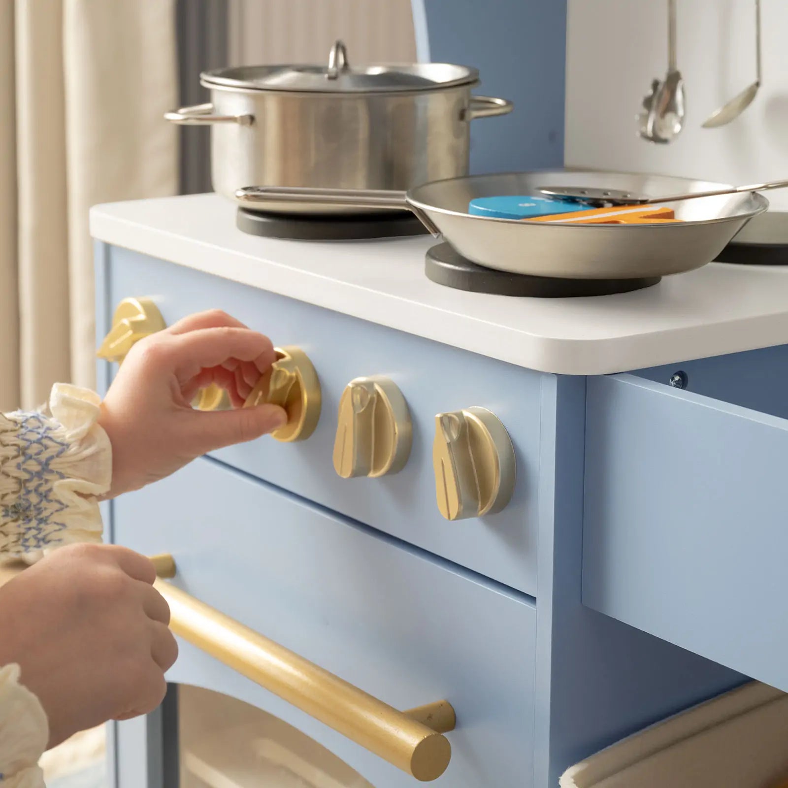 Tiny Land® Pretend Play Kitchen for Kids- Bambi Baby