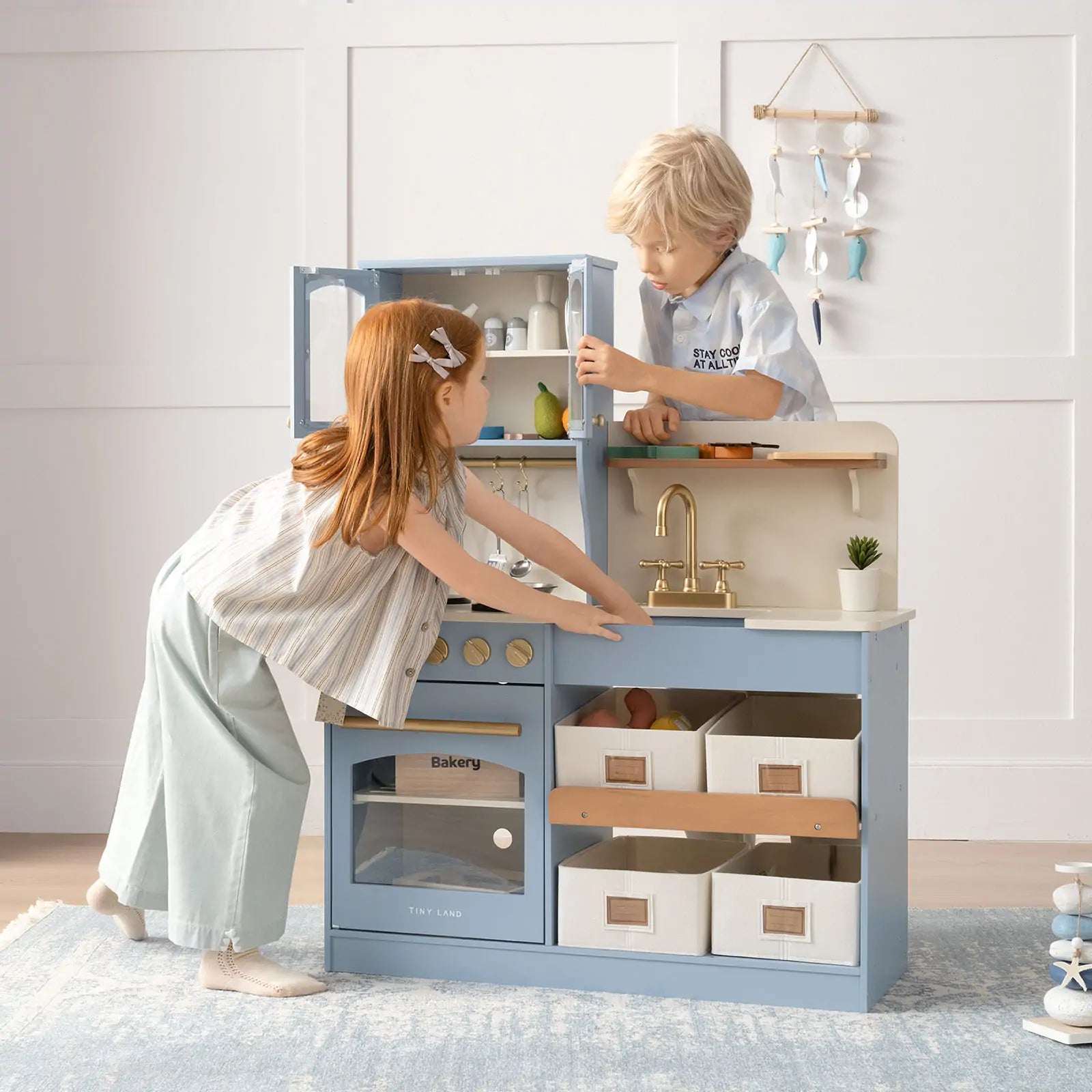 Tiny Land® Pretend Play Kitchen for Kids- Bambi Baby