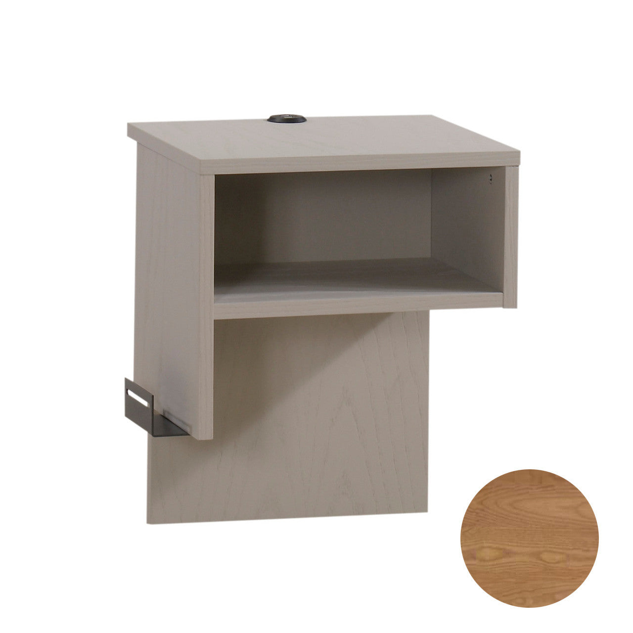 Natart Media Night Table - Right - Wheat- Bambi Baby