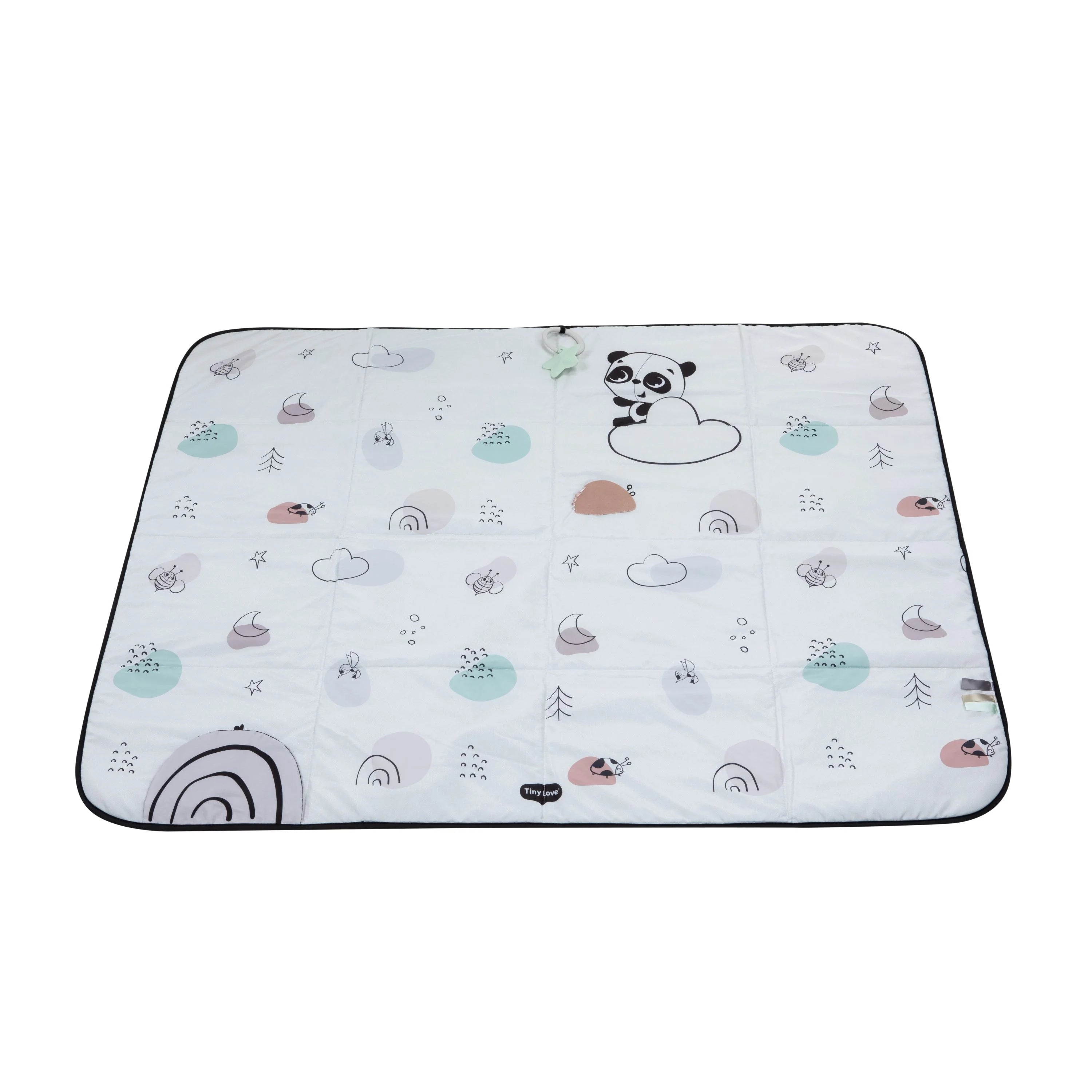 Tiny Love Black & White XL Outdoor Picnic Mat- Bambi Baby
