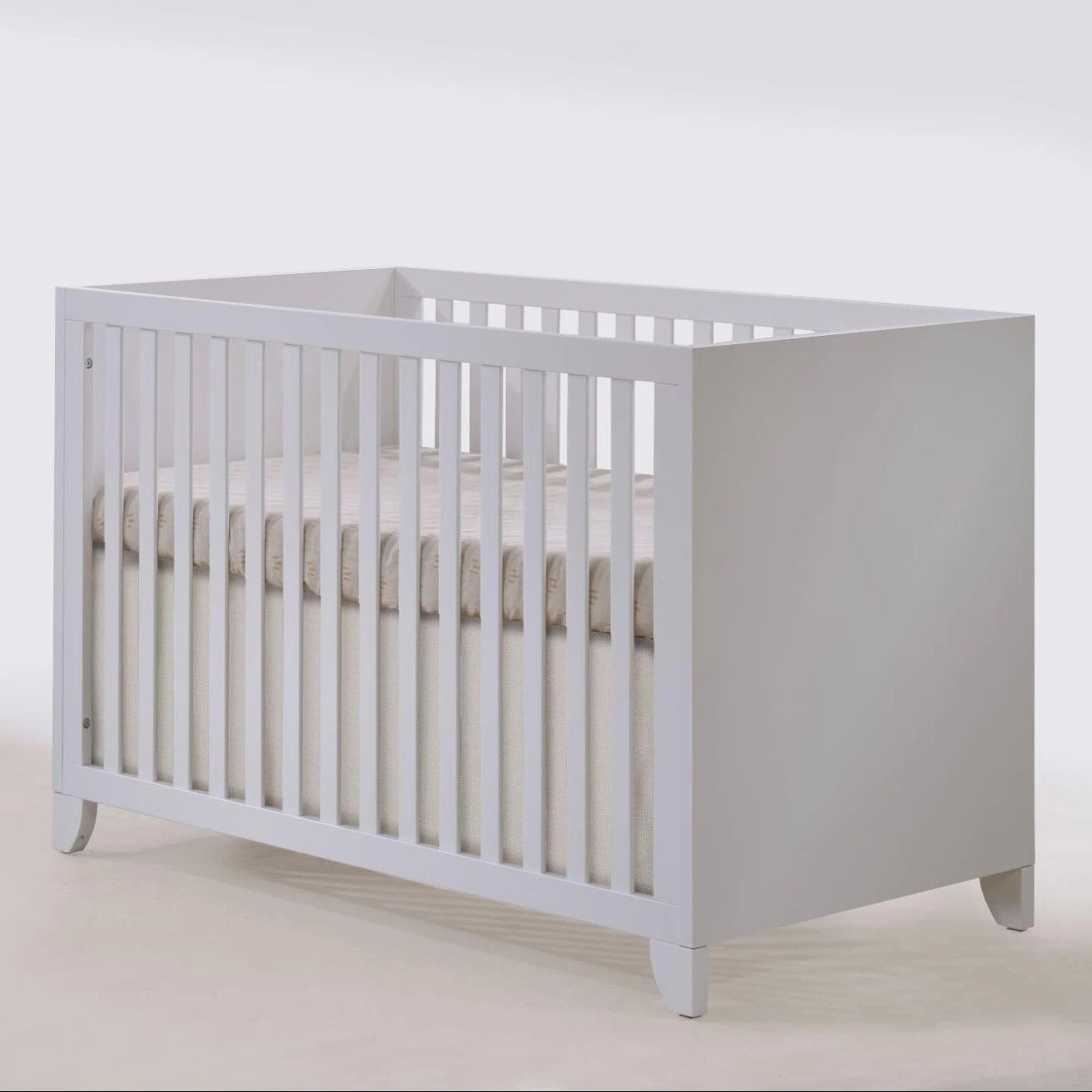 Tulip by Natart by Natart Aiko Island Crib & 3 Drawer Dresser Set - White- Bambi Baby