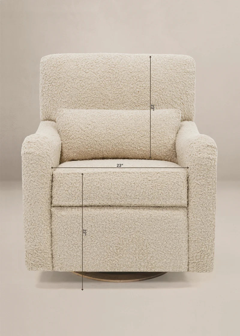 Oilo Teddy Power Gliding Swivel Nursery Recliner- Bambi Baby