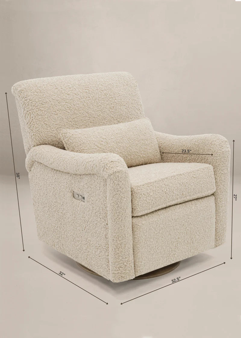 Oilo Teddy Power Gliding Swivel Nursery Recliner- Bambi Baby