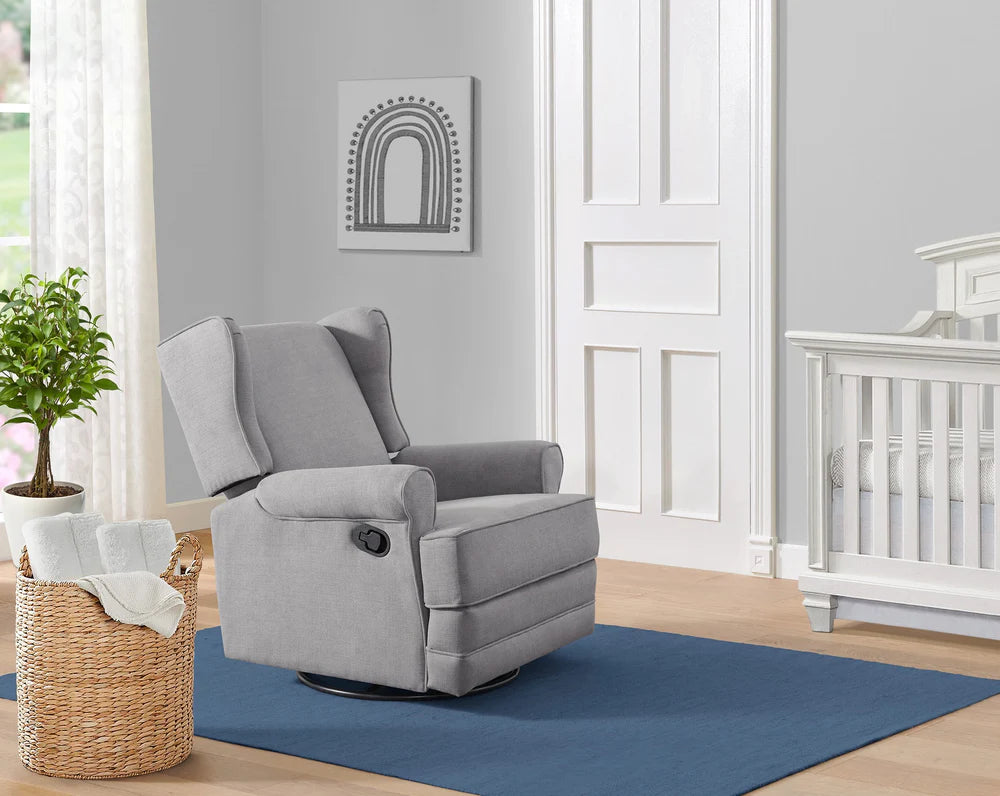 Oxford Baby Teegan Nursery Swivel Glider Recliner Chair- Bambi Baby